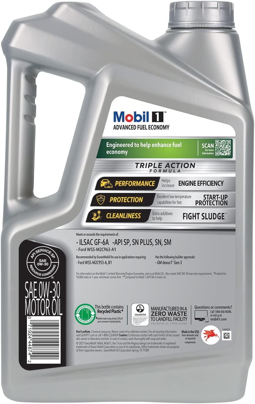 Mobil 1 Turbo Diesel Truck Full Synthetic Motor Oil 5W-40, 1 Gal