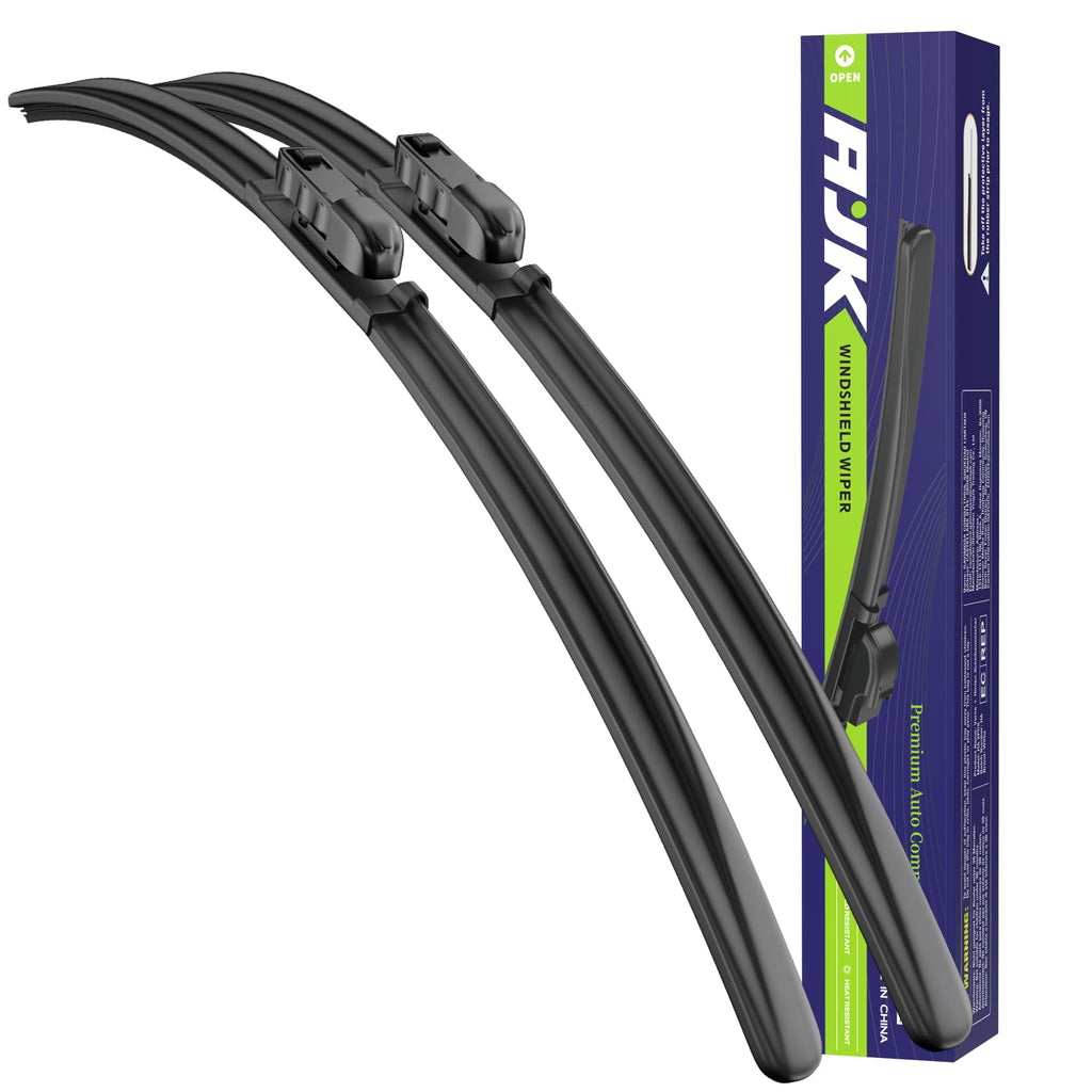 AJK Wiper Blades for Mazda CX-30 2020 2021 2022 2023 2024 2025 2026, 3 Piece All Weather OEM Quality Automotive Replacement Windshield Wiper Blades for My Car