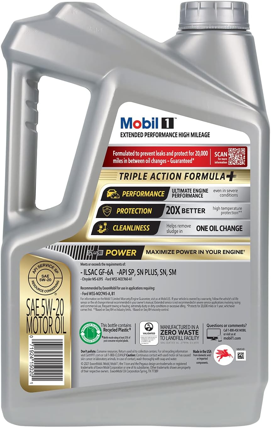 Mobil 1 Turbo Diesel Truck Full Synthetic Motor Oil 5W-40, 1 Gal