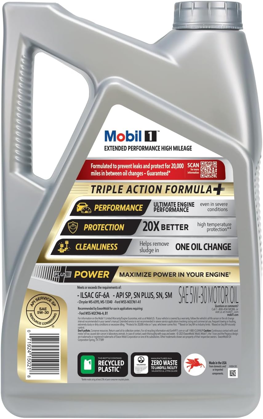 Mobil 1 Turbo Diesel Truck Full Synthetic Motor Oil 5W-40, 1 Gal