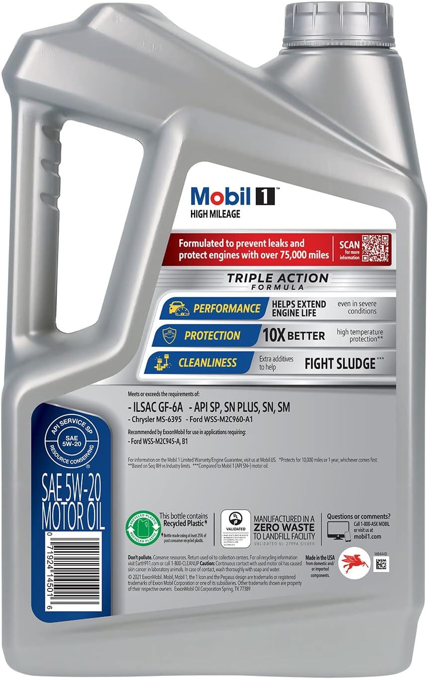 Mobil 1 Turbo Diesel Truck Full Synthetic Motor Oil 5W-40, 1 Gal