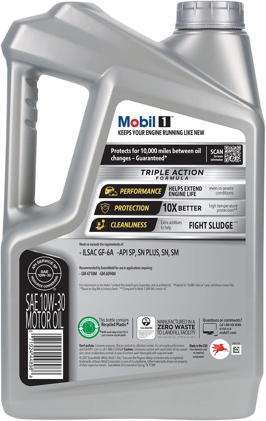 Mobil 1 Turbo Diesel Truck Full Synthetic Motor Oil 5W-40, 1 Gal