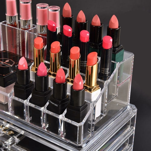 Cosmetic 7 Drawer Makeup Organizer Storage Jewellery Holder Box