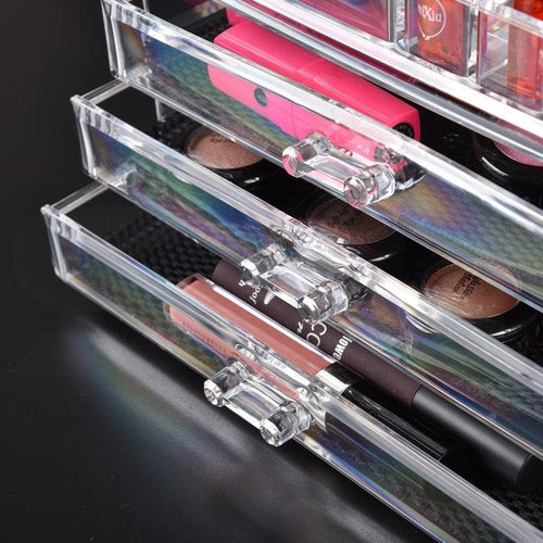 Cosmetic 7 Drawer Makeup Organizer Storage Jewellery Holder Box
